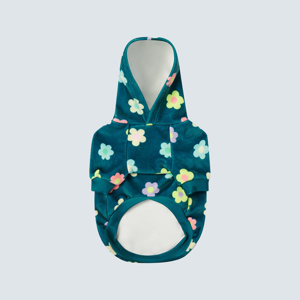 Daisy Dog Hoodie - Green