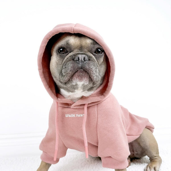 Essential Dog Hoodie - Dusty Pink