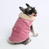 Pink Corduroy Winter Jacket