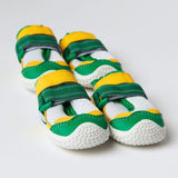 Hot Pavement Pawtector Dog Shoes - Green Yellow