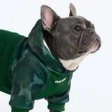 Forest Camo Dog Hoodie