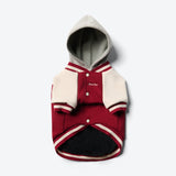 Dog Varsity Jacket - Red