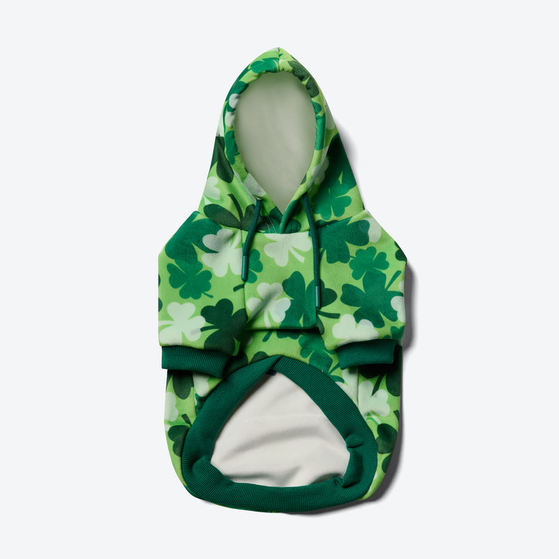 St. Paddy's Dog Hoodie - Shamrocks (Limited Edition)