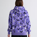 Halloween Human Hoodie - Purple