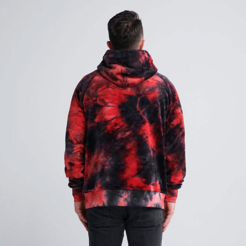 Velvet Red Black Hoodie