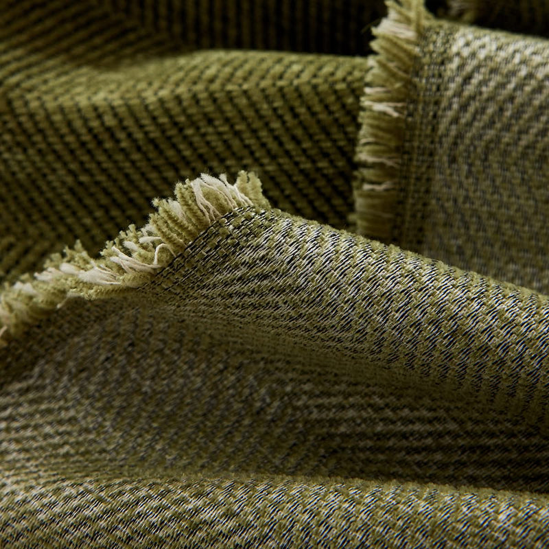 Couch Cover - Herringbone Green